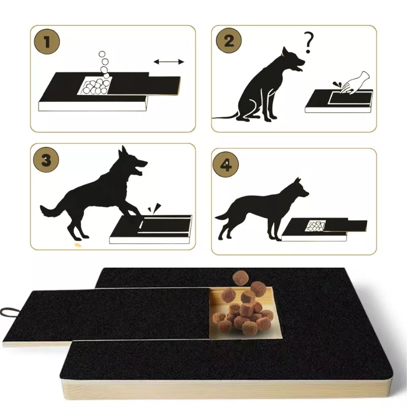 Dog Nail Grinder Board with Treat Box