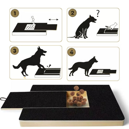 Dog Nail Grinder Board with Treat Box