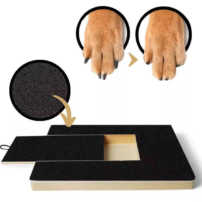 Dog Nail Grinder Board with Treat Box